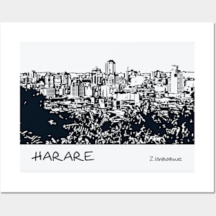 Harare Zimbabwe Posters and Art